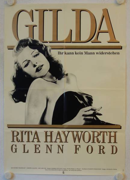 Gilda re-release german movie poster